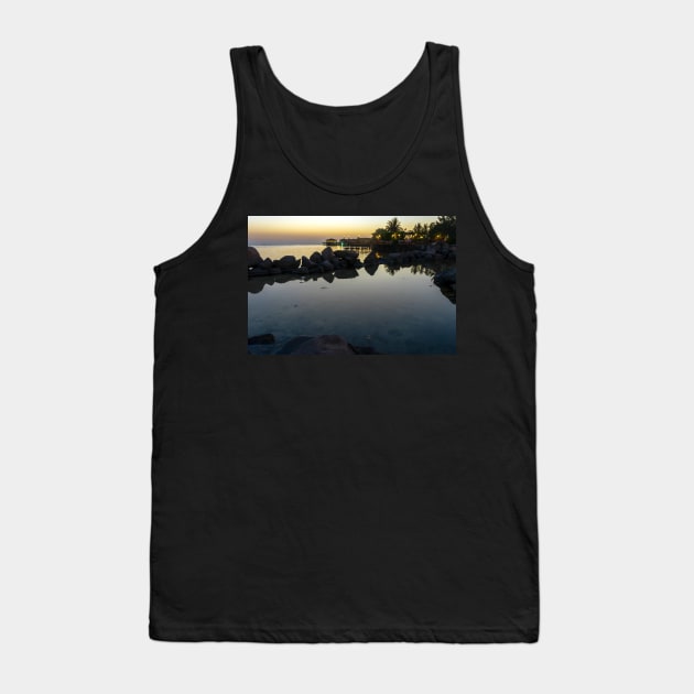 Sunset at Jedday Bay Tank Top by likbatonboot